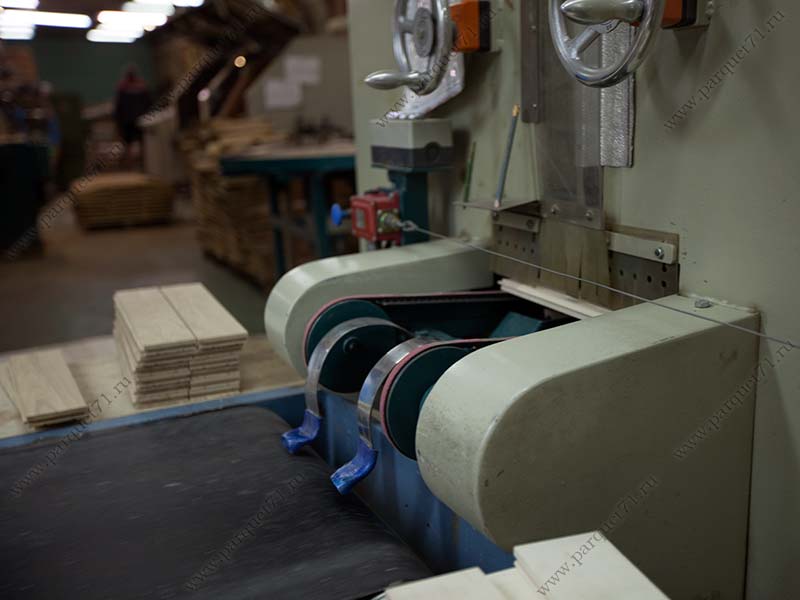Production of piece parquet