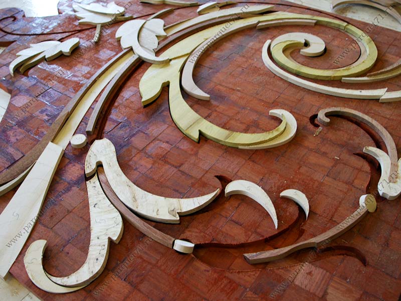Parquet decor