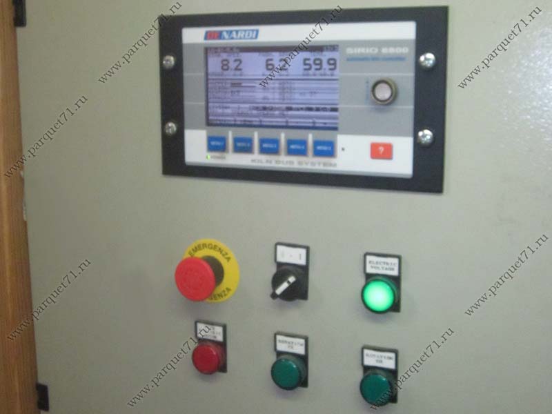 Drying chamber control panel