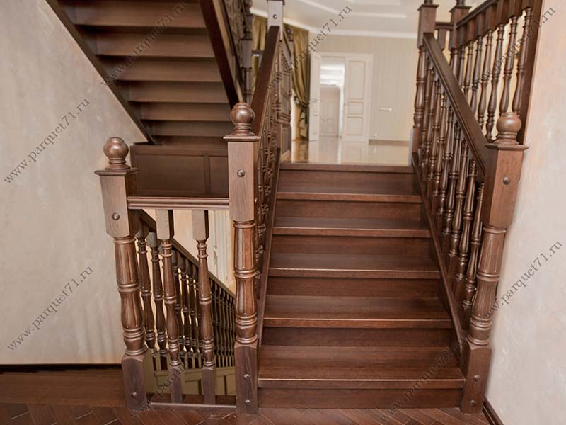 wooden stairs